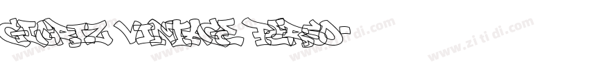 Gloriz Vintage PERSO字体转换